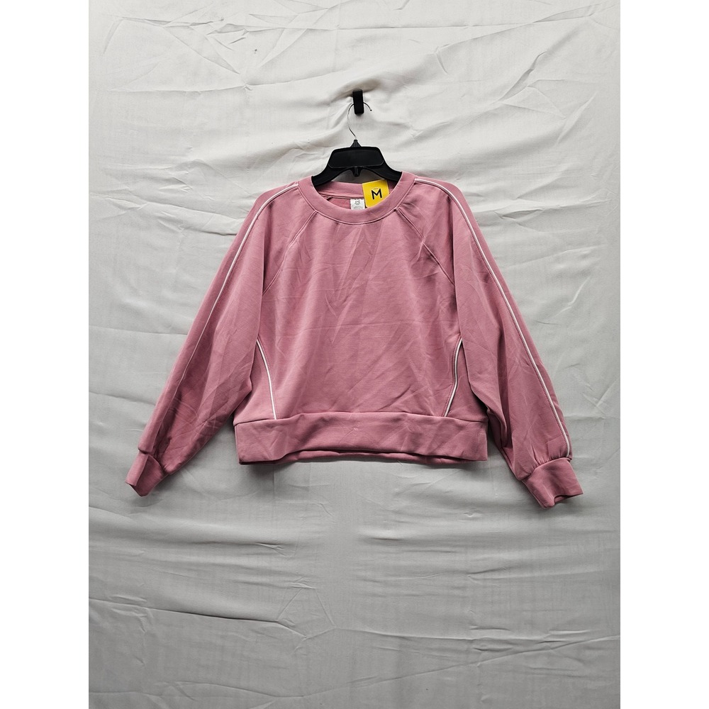 Member's Mark Womens Sandwash Pullover‎ Pink Modal Blend Relaxed Size Medium